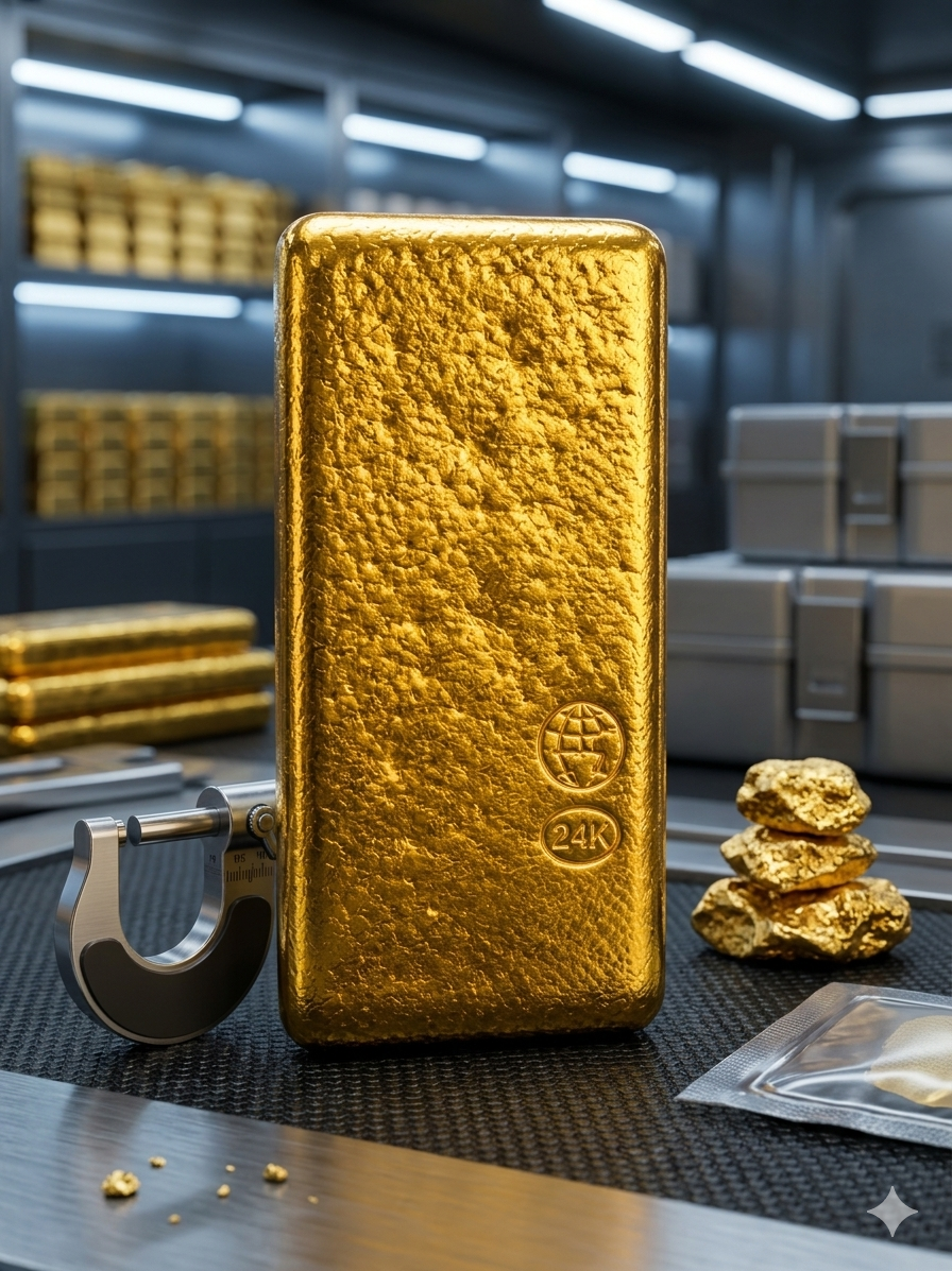 Detalhe Barra de Ouro
